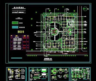 广场建筑图纸CAD图纸免费下载