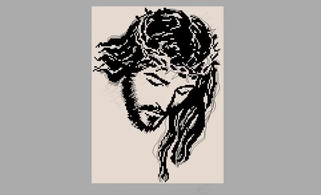 耶稣木刻版沉思