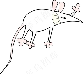 老鼠卡通符号剪贴画