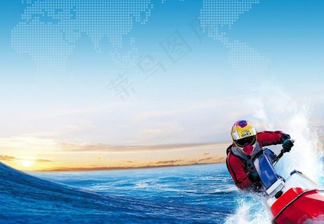 摩托艇封面设计图片