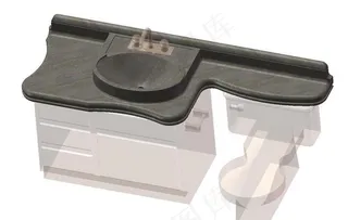 浴室水槽梳妆柜组合（概念）下载VIP素材收藏 图片编号：14190894体积：3.66 MB上传时间:2014-06-12 17:35:10分享用户：JTMcad文件格式：其他颜色模式：RGB素材类别