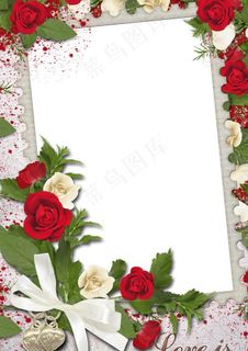 浪漫背景模板图片