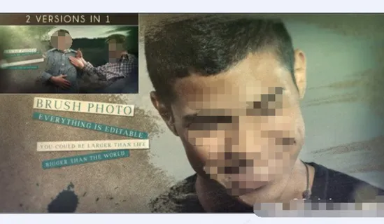 时尚笔刷照片相册AE模板