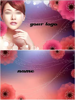 红色诱惑美容名片