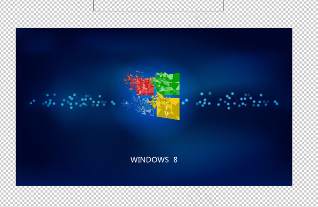 WIN8效果壁纸设计ai矢量模版下载