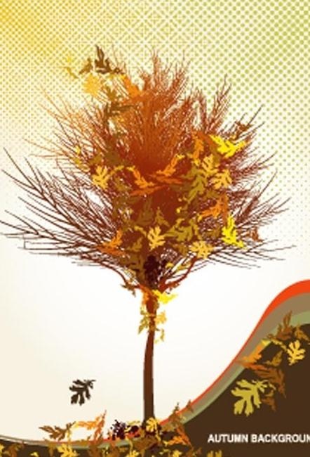 欧式 花纹 边框 树图片eps,ai矢量模版下载