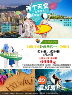 梦幻夏威夷-天堂之旅海报