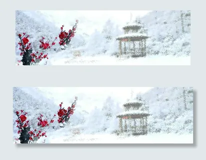 冬装上新促销海报背景设计模板PSD