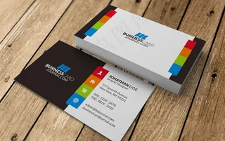 创意时尚的名片模板