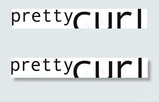Pretty_Curl logo设...