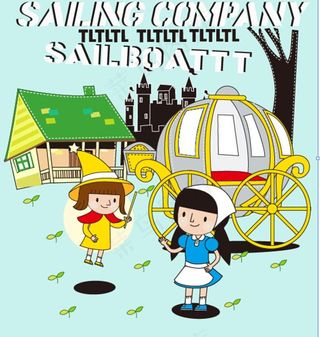 儿童插画 卡通儿童活