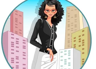 韩国时尚办公人物矢量图38