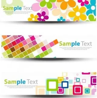 矢量图形标题横幅