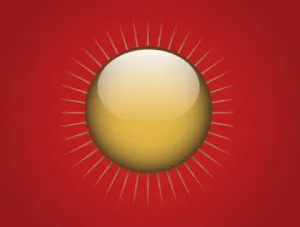 黄金太阳按钮