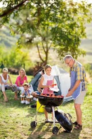 户外野餐烧烤游玩家庭朋友聚餐图片