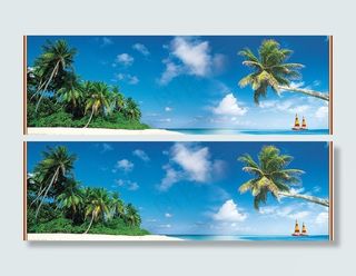 海边风景装饰画图片