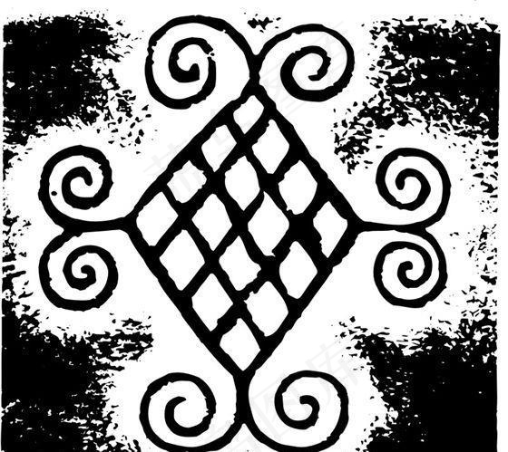 春秋战国时期 版画 装饰画 矢量 ...ai矢量模版下载