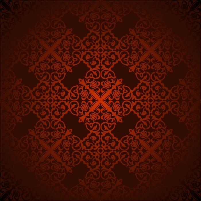 10个豪华的印度婚礼的金色背景矢量素材