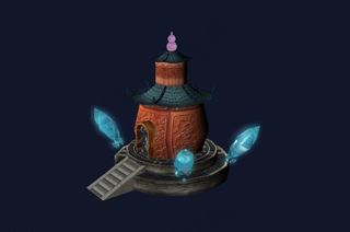 3DMAX魔法石房屋