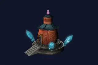 3DMAX魔法石房屋