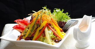 高清精美西餐蔬菜拼盘图片