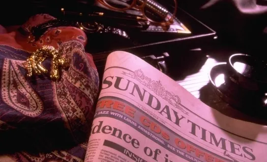 欧式风格 报纸 生活百科 摄影图片