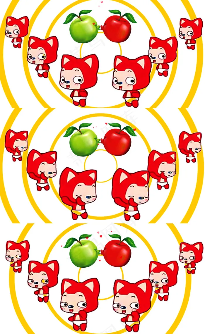 高清卡通版小苹果舞蹈视频