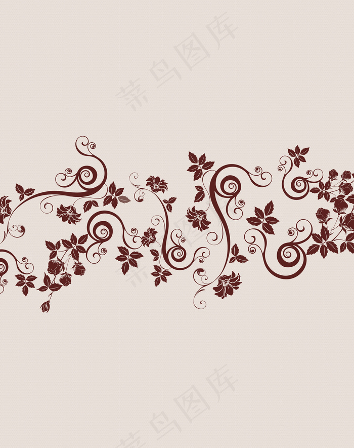 经典时尚移门花纹图案