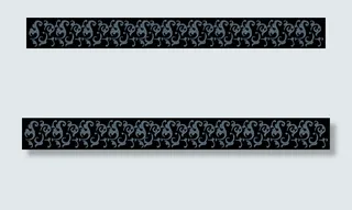 移门腰线浮雕效果