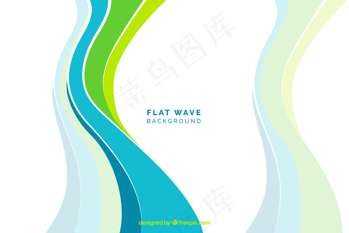 绿色背景矢量图