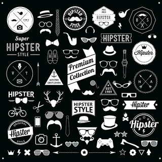 潮人风格图标 潮人风格图标