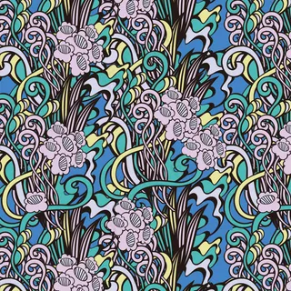 秋冬毛呢女装印花图案设计