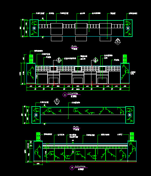 免费宾馆前台建筑图纸