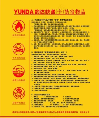 韵达制度牌图片