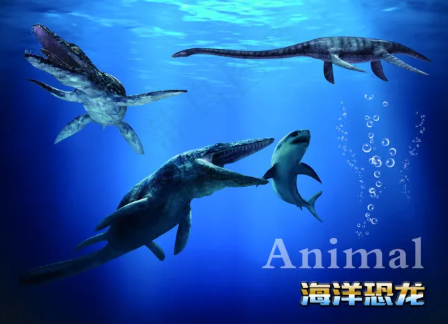海洋恐龙(3425X2480(DPI:300))psd模版下载