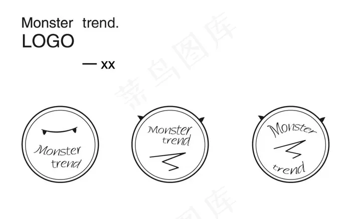 小恶魔LOGOai矢量模版下载