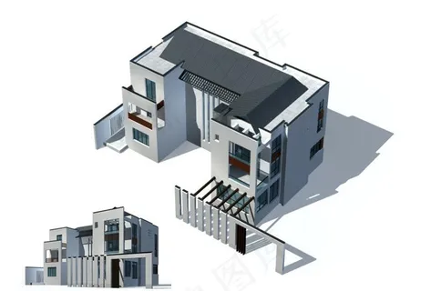 室外建筑别墅MAX MAP图片 室外建筑别墅MAX MAP图片