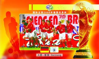 电话卡面 2006年世界杯a组 德...