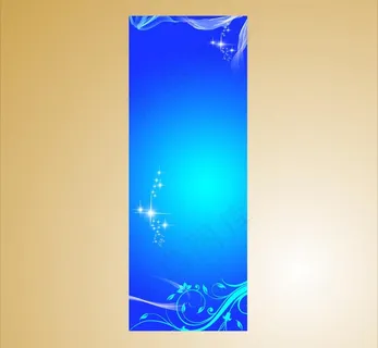 蓝色x展架背景图片