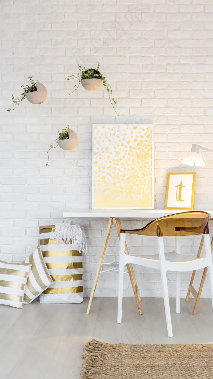 粉色系室内布置高清摄影图片