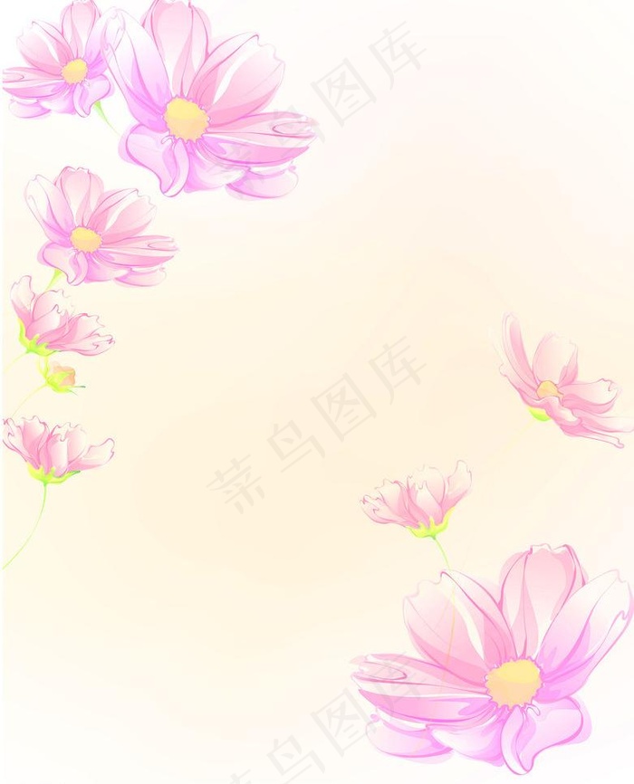 粉色花朵