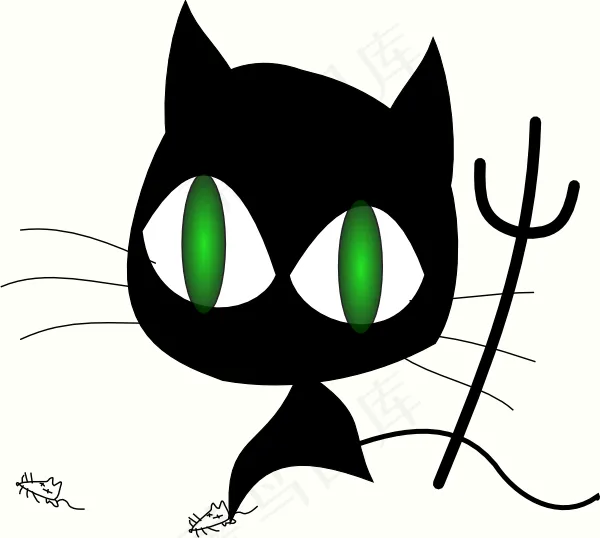恶猫剪贴画