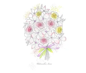 玫瑰鲜花背景图片