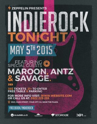 纯英文酷炫创意海报ＰＳＤ