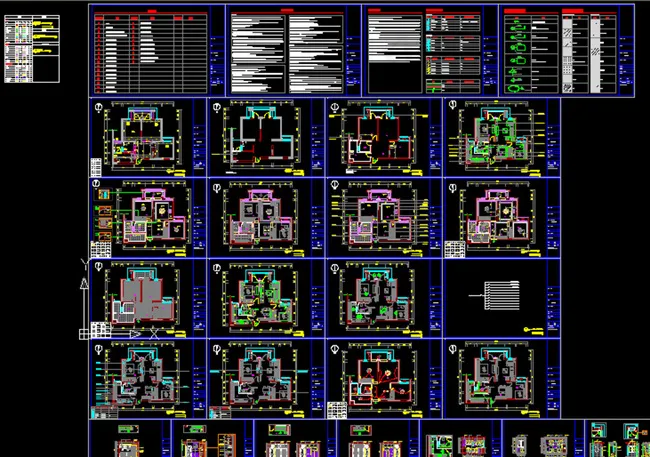 太湖国际CAD施工图图片