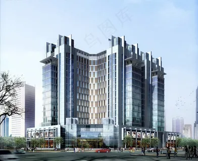 MAX购物广场效果图3d模型