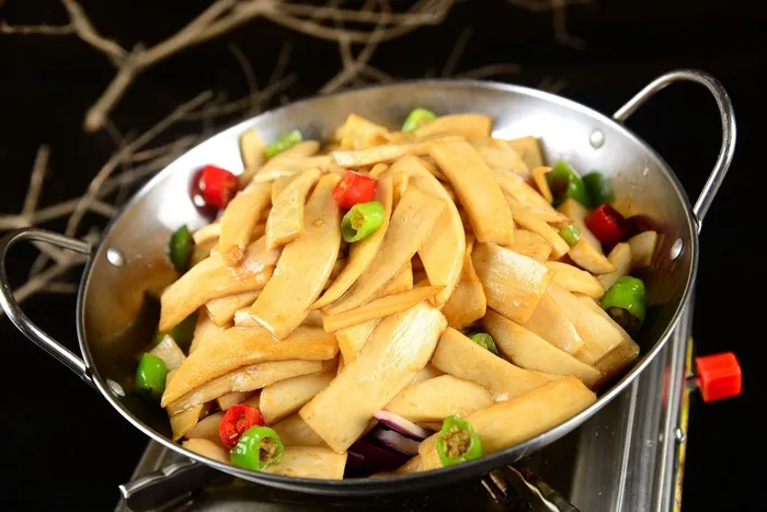 干锅杏鲍菇图片