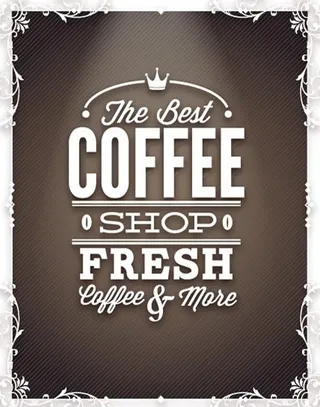 咖啡海报图片