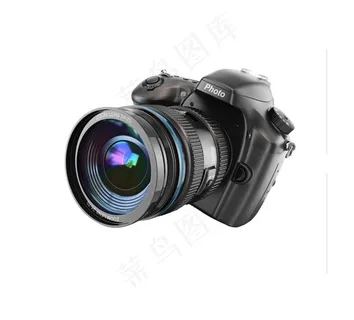 黑色专业相机元素