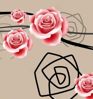 现代花卉 现代牡丹图片